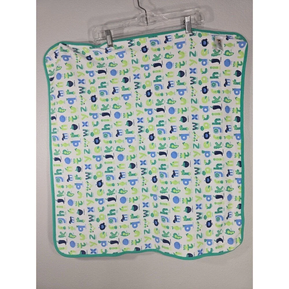 Gymboree Alphabet Blanket Pea Pod Baby Security Lovey Receiving Blanket 2016